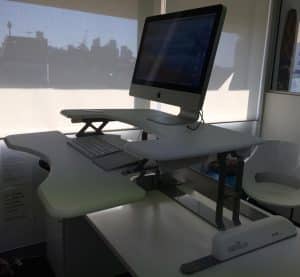 Varidesk Pro 36 White_How to lose 10 kilos a year at your desk. | CareerSupport365